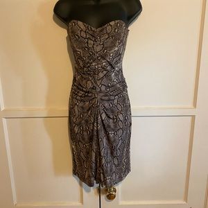 Michael Kors Collection Snakeskin Print Dress